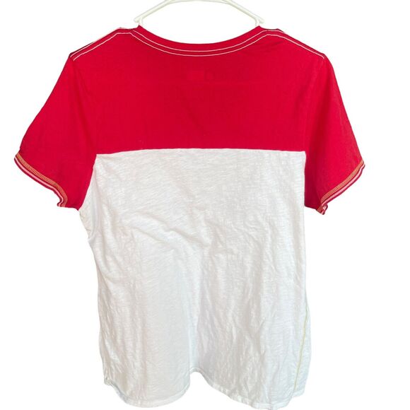 NFL Team Apparel San Francisco 49er Shirt Womens XXL 2X Glitter Logo Lightweight - Picture 2 of 10